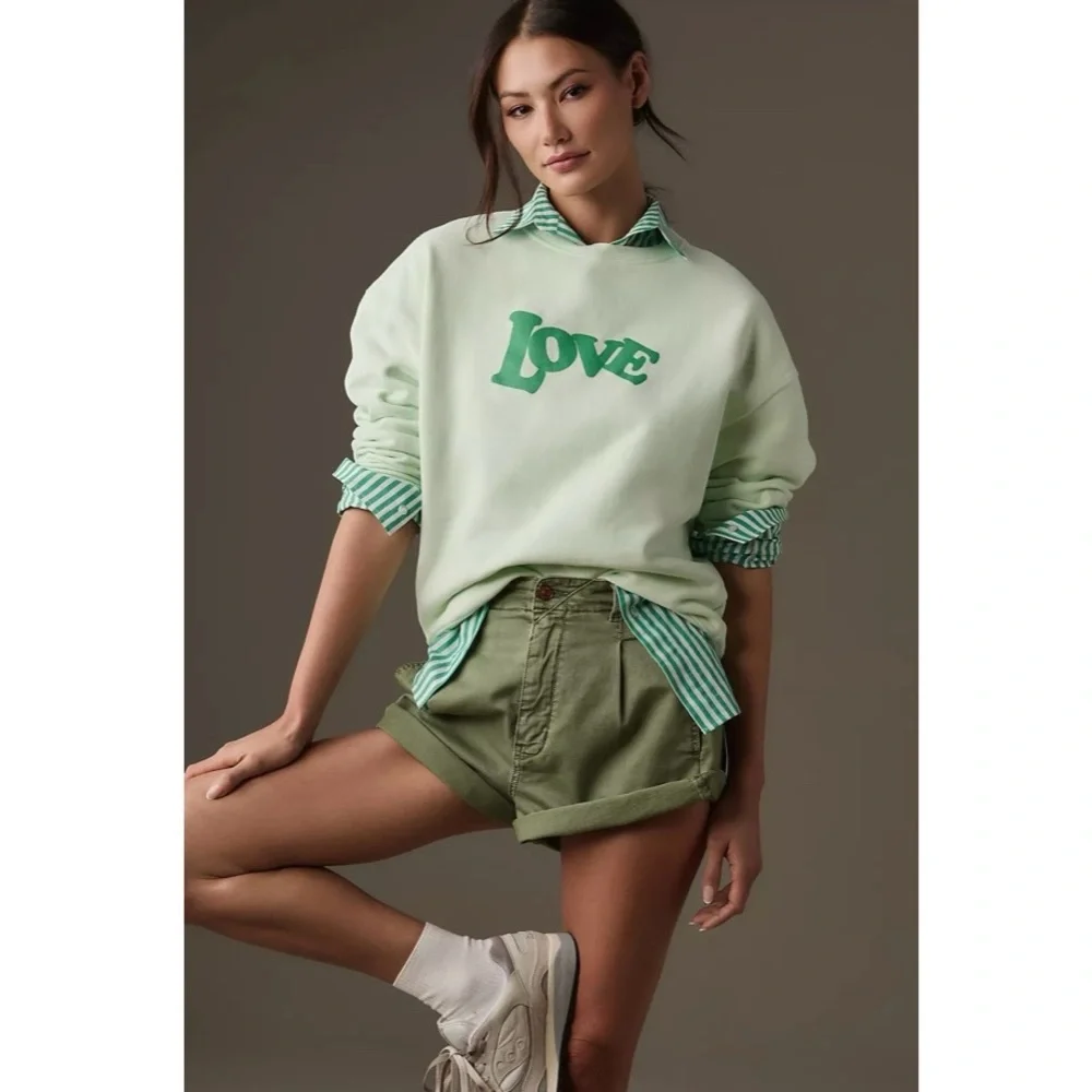 KULE Anthropologie Oversized 70s Love Sweatshirt_3